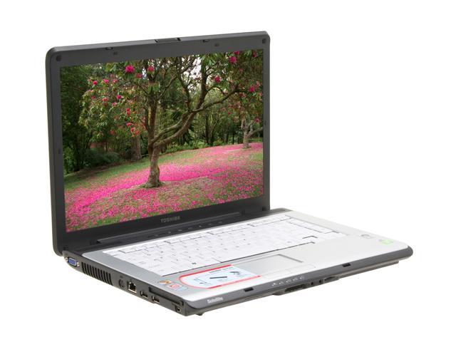 TOSHIBA Laptop Satellite A215 S7422 AMD Turion 64 X2 TL 58 (1.90 GHz) 1 GB Memory 160 GB HDD ATI Radeon X1200 IGP 15.4" Windows Vista Home Premium