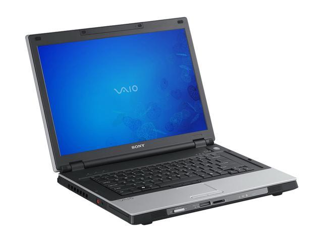 SONY Laptop VAIO BX Series VGN BX760PS2 Intel Core 2 Duo T7300 (2.00 GHz) 1 GB Memory 80 GB HDD Intel GMA X3100 15.4" Windows XP Professional