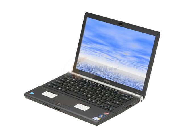 SONY Laptop VAIO SR Series VGN SR540G/B Intel Core 2 Duo P8700 (2.53 GHz) 4 GB Memory 320 GB HDD ATI Mobility Radeon HD 4570 13.3" Windows 7 Professional 64 bit (with XPP RDVD)