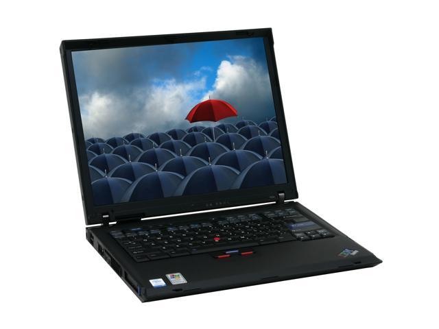 ThinkPad Laptop R series R50e Intel Celeron M 340 (1.50 GHz) 256 MB Memory 30 GB HDD Intel Extreme Graphics 2 15.0" Windows XP Professional