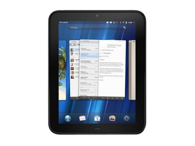HP TouchPad Wi Fi 16GB Qualcomm Snapdragon dual core 1 GB Memory 16GB Storage 9.7" Tablet   Black HP webOS 3.0
