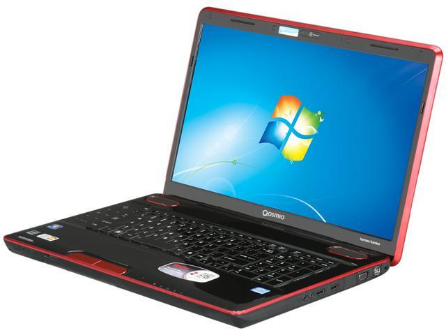 TOSHIBA Laptop Qosmio X505 Q8102X Intel Core i7 2630QM (2.00 GHz) 6 GB Memory 640GB HDD NVIDIA GeForce GTX 460M 18.4" Windows 7 Home Premium