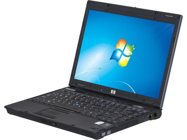 Refurbished HP Compaq Notebook (B Grade: Scratch and Dent, Screen Blemish) nc6400 (NHN640CM18GEEDD) Intel Core Duo 1.80 GHz 2 GB Memory 80 GB HDD Intel GMA950 14.1" Windows 7 Home Premium 32 bit