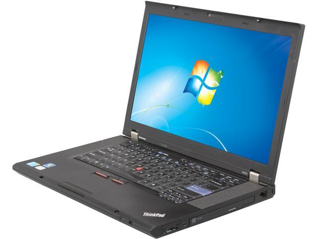 ThinkPad Laptop W Series W510 Intel Core i7 1st Gen 720QM (1.60 GHz) 4 GB Memory 128 GB SSD 15.5