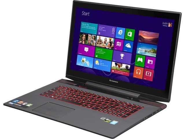 Refurbished Lenovo Y70 TOUCH 17.3" Full HD Touchscreen Gaming Notebook with Quad Core i7 4710HQ 2.50Ghz (3.50Ghz Turbo), 16GB Memory, 512GB SSD, NVIDIA GeForce GTX 860M 4GB, JBL Speakers, Windows 8.1 64 Bit