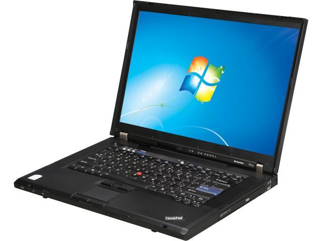 Refurbished Lenovo Laptop T61P Intel Core 2 Duo 2.00 GHz 4 GB Memory 80 GB HDD 15.4" Windows 7 Home Premium