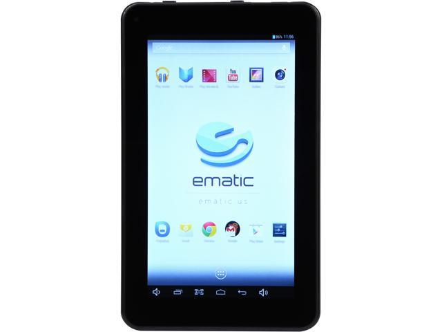 Refurbished Ematic EGQ307GR ARM Quad Core Processor 1 GB Memory 8 GB 7.0" Touchscreen Tablet PC Android 4.2 (Jelly Bean)