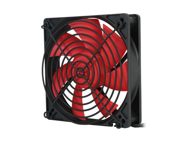 Hunter Ceiling Fan Power Limiter Soletcshat Image Informasi Rosewill Rfx 120 120mm Computer Case Cooling Fan Black Frame With Red Inline Fuse Ceiling Light Kit
