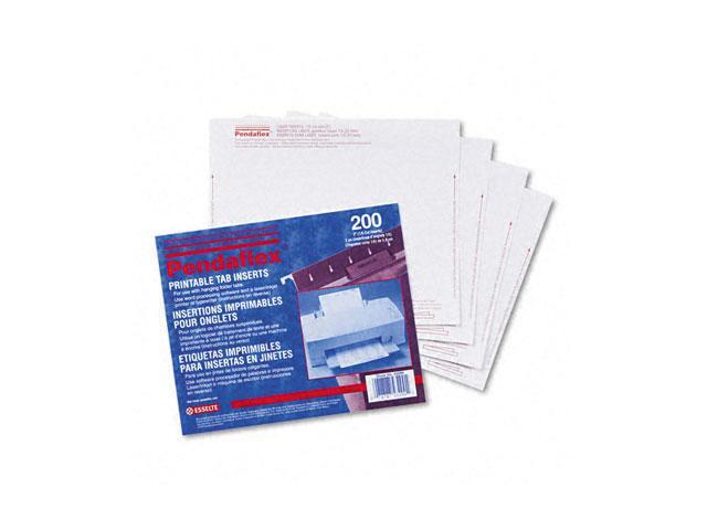 Pendaflex 43290 Printable Hanging File Folder Tab Inserts 1 5 Tab 2in 