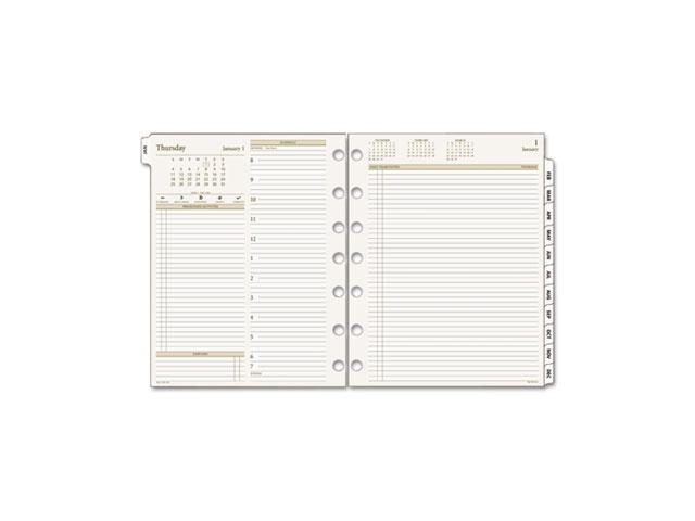 Day Runner 491 225 PRO Two Page Per Day Planning Pages, 8 1/2 x 11,