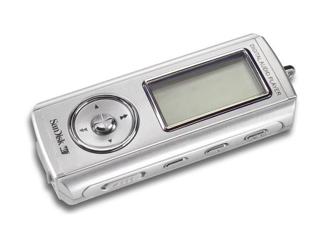 Sandisk Silver 1gb Mp3 Player Sdmx1-1024-a18 - Newegg.com