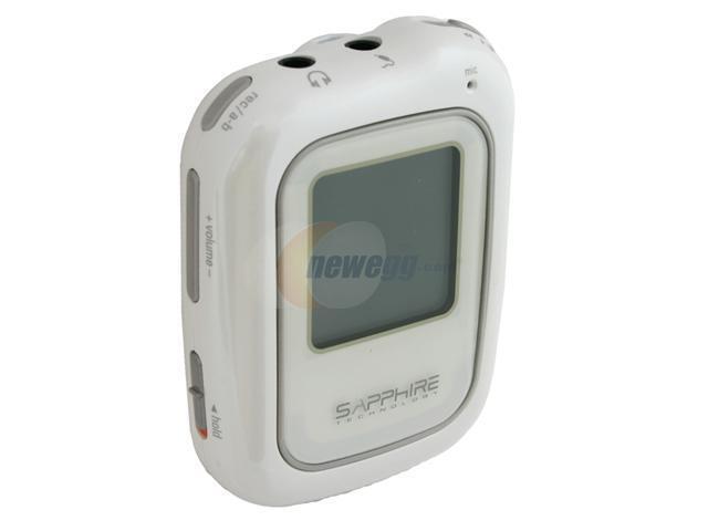 SAPPHIRE Ivory White 512MB MP3 Player 100MP3512SR