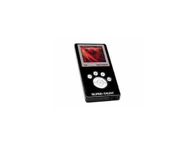 SUPER TALENT MEGA Plus Black 2GB MP3 Player