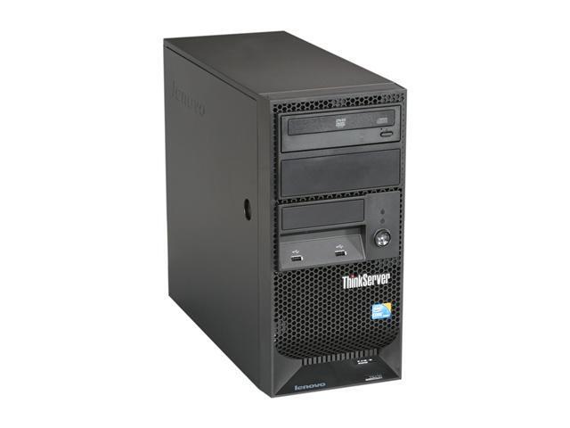 Lenovo ThinkServer TS130 Tower Server System Intel Xeon E3-1235 3.2GHz 4C/8T 4GB (1 x 4GB) DDR3 No Hard Drive 110520U
