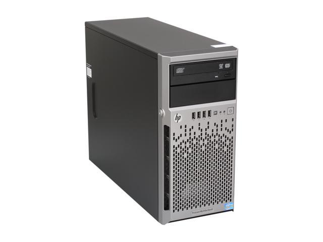 HP ProLiant ML310e Gen8 Micro ATX Tower (4U) Server System Intel Xeon E3 1240V2 3.4GHz 4C/8T 4GB (1 x 4GB) DDR3 No Hard Drive 674787 001