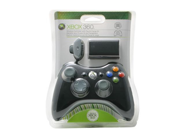 Microsoft Xbox 360 Wireless Controller Black and Play