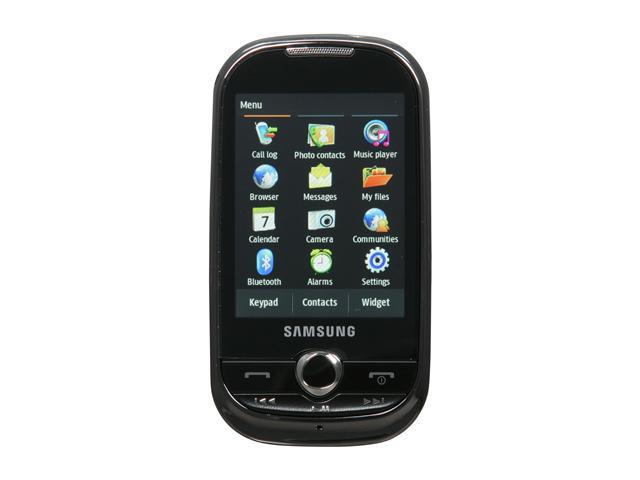 Samsung Corby Beat M3710 Black Unlocked GSM Touch Screen Phone with 2.0MP Camera / WiFi (M3710)