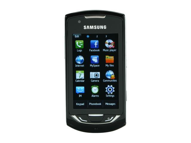 Samsung Monte Black Unlocked GSM Touch Screen Phone with 3.15MP Camera / WiFi / GPS (S5620)