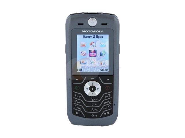 Motorola SLVR Gun Metal unlocked GSM Bar phone with stylish design (L6i)