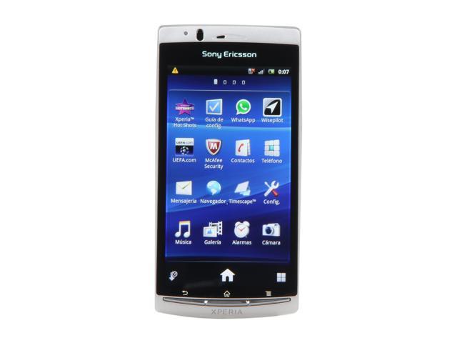 Sony Ericsson Xperia Arc S Silver 3G Unlocked GSM Android Smart Phone w/ Android OS v2.3 / 4.2" Touch Screen / 8.1MP Camera (LT18a)