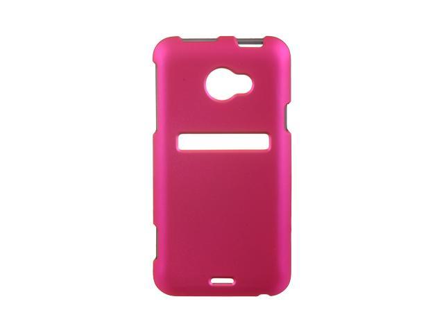 HTC EVO 4G LTE Hot Pink Crystal Rubberized Case
