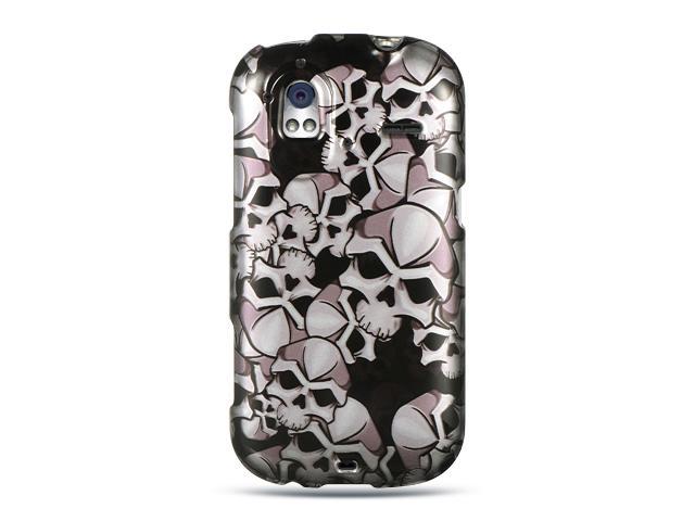 HTC Amaze 4G Black Skull Design Crystal Case