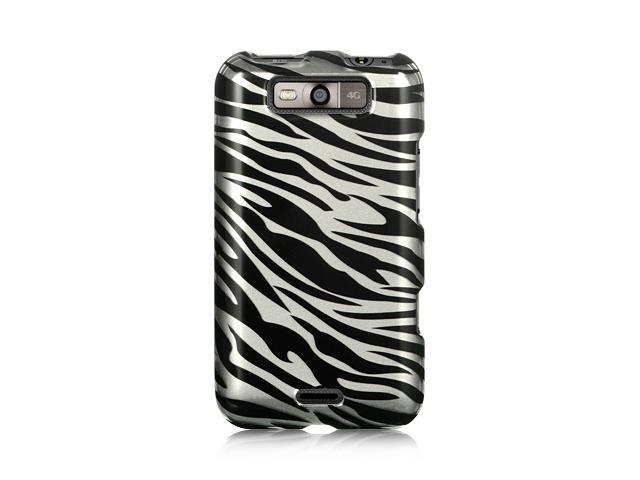 LG Connect 4G MS840 Silver Zebra Design Crystal Case