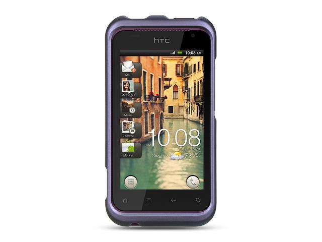 HTC Rhyme/Bliss Purple Crystal Rubberized Case 