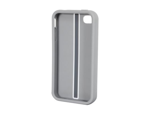 Incipio White / Gray Step Semi Rigid Soft Shell Case For iPhone 4/4S IPH 613