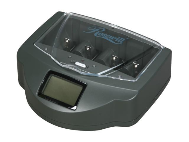 Rosewill R BC 01 Battery Charger for AAA/AA Alkaline ,Ni MH, Ni CD and 9V Batteries(battery not included)