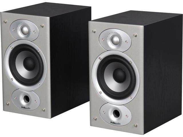 Polk Audio RTi4 Bookshelf speaker Pair (Black) - Newegg.com