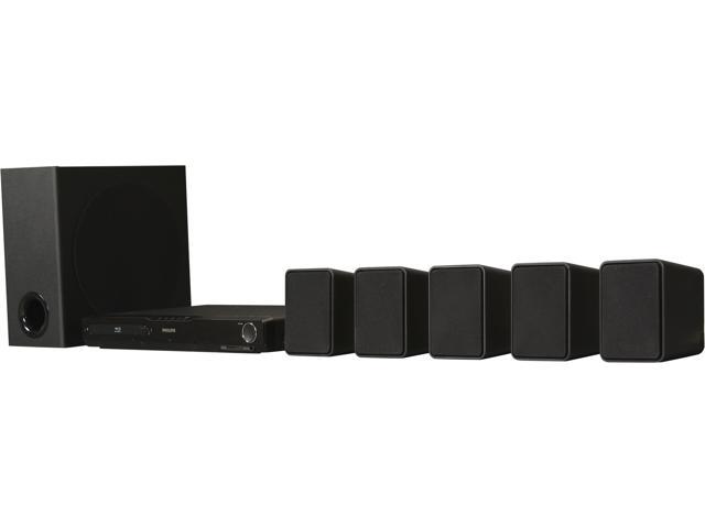 Open Box PHILIPS HTS3051B/F7 Blu ray Home Theater System