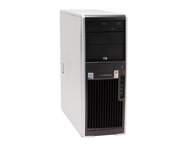 HP Desktop PC xw4300 PZ001UA#ABA Pentium 4 650 (3.40 GHz) 1 GB DDR2 160 GB HDD NVIDIA Quadro FX1400 Windows XP Professional