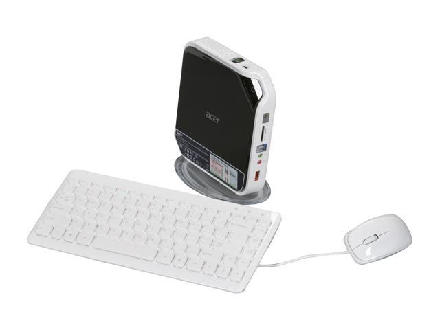 Acer Desktop PC AspireRevo AR1600-U910H Intel Atom 230 (1.6 GHz) 1 GB DDR2 160 GB HDD NVIDIA ION LE graphics Windows XP Home