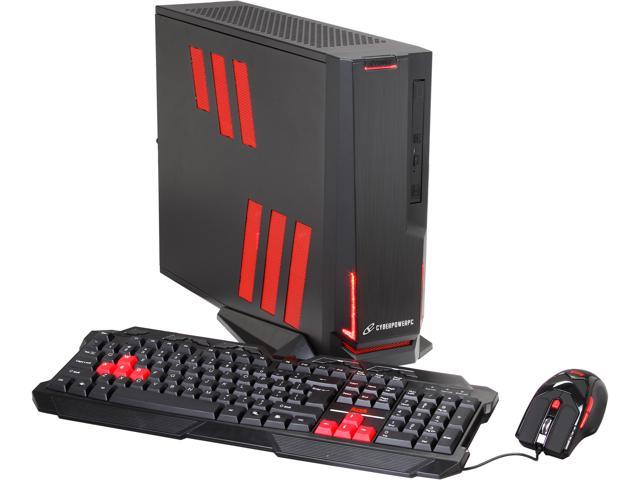 CyberpowerPC Desktop PC Zeus Mini A300 ZMA300 A10 Series APU A10 7700K (3.5 GHz) 8 GB DDR3 1 TB HDD Windows 8.1 64 bit