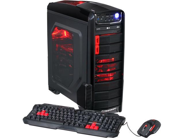 Open Box CyberpowerPC Desktop PC Mega Miner A100X (MMA100X) AMD FX Series FX 4300 (3.80 GHz) 8 GB DDR3 1 TB HDD Windows 8.1 64 Bit