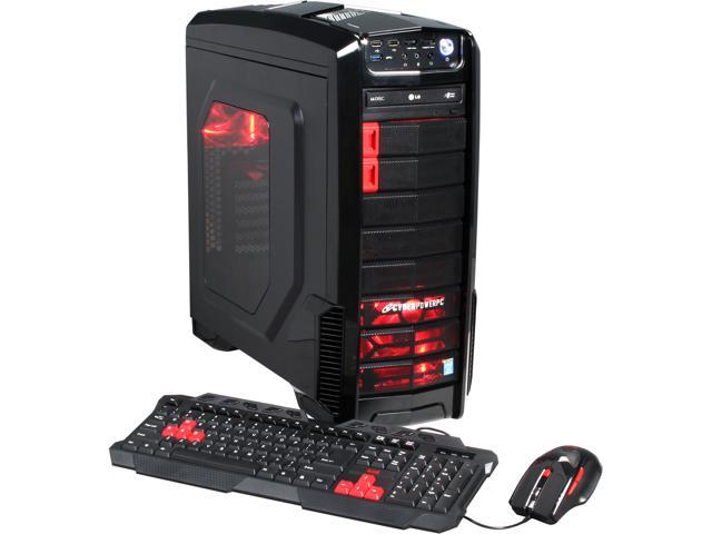 Open Box CyberpowerPC Desktop PC Gamer Xtreme H165 Intel Core i5 4460 (3.2 GHz) 4 GB DDR3 500 GB HDD Windows 7 Home Premium 64 Bit