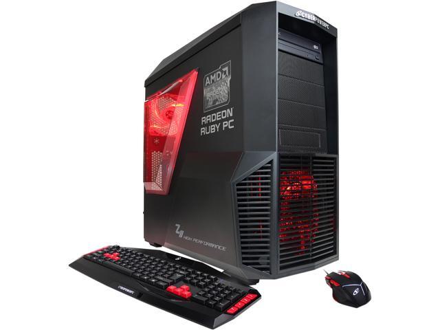 Open Box CyberpowerPC Desktop Computer Gamer Ultra Ruby Elite AMD FX Series FX 8320 (3.50GHz) 16GB DDR3 1TB HDD 120GB SSD AMD Radeon R9 390X 8GB Windows 10 Home 64 Bit