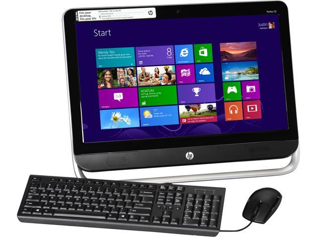 Open Box HP All In One PC Pavilion 23 b390 (H6U75AA#ABA) A6 Series APU A6 5200 (2.00 GHz) 4 GB DDR3 500 GB HDD 23" Windows 8