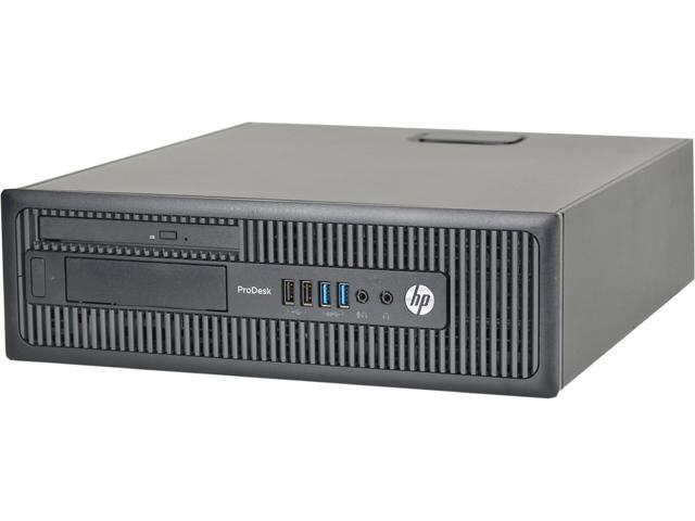 Refurbished: HP 600 G1-SFF Intel Core i3 4th Gen 4130 (3.40 GHz) Desktop Computer, 4GB, DDR3, 250GB HDD, Win 10 Pro 64-Bit