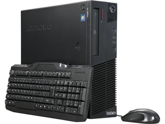 Lenovo Desktop Computer M83 Intel Core i5 4th Gen 3.2 GHz 8 GB DDR3 500 GB HDD Windows 10 Pro 64-Bit