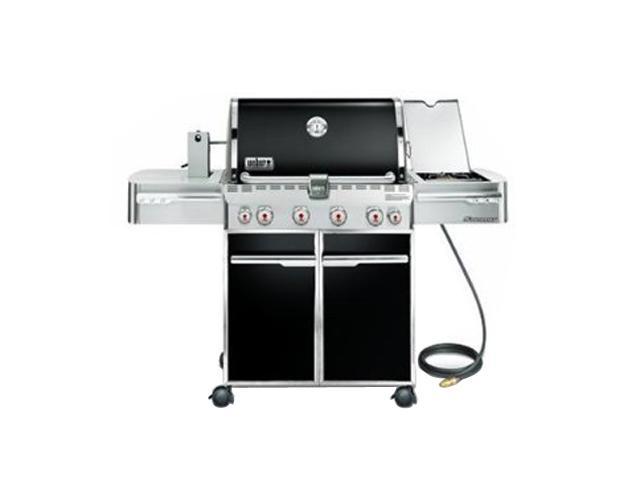 Weber Summit E 450 Natural Gas Tuck Away Rotisserie Grill 1841301 Black