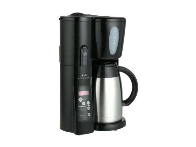 Melitta MEMB10TB 10Cup Mill & Brew with Stainless Steel Thermal Carafe