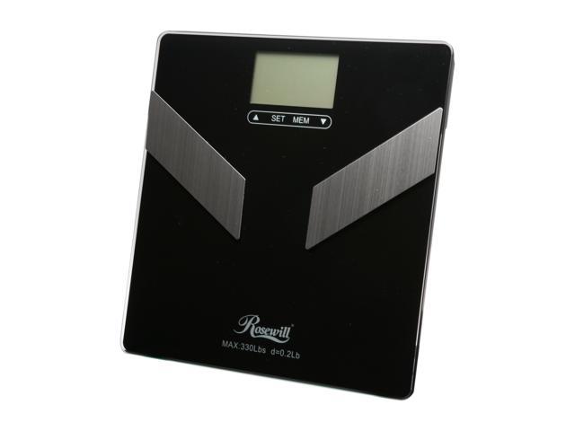 Rosewill R BFS 11001 Body Fat Monitor Glass Electronic Scale