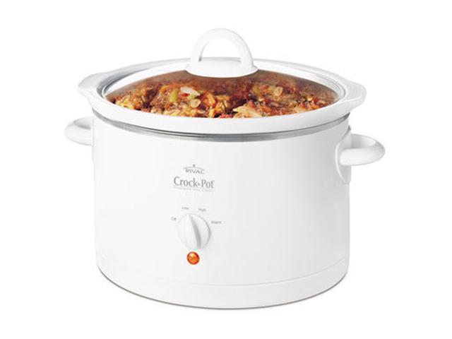 CROCK-POT 3060W White 6 Qt. Round Slow Cooker - Newegg.com