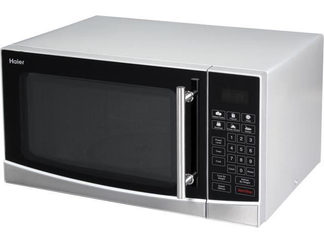 Haier MWG10036TSSL 1.1 Cu. Ft. 1000 Watt Microwave Oven, Black/Stainless