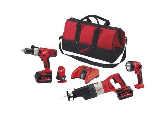 Milwaukee 092823 28V 3 Pack Combo with Bag