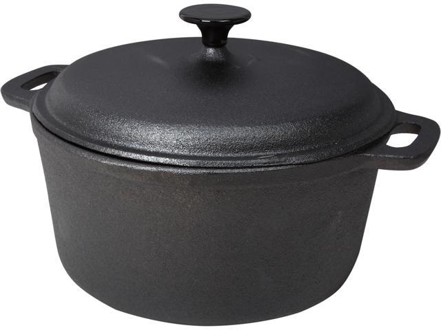 Open Box T fal E8345263 Cast Iron 6qt Dutch Oven