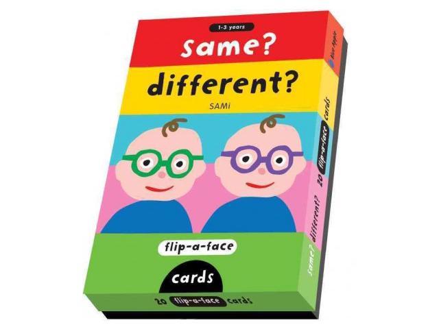 Same? Different? Flip a face Cards CRDS