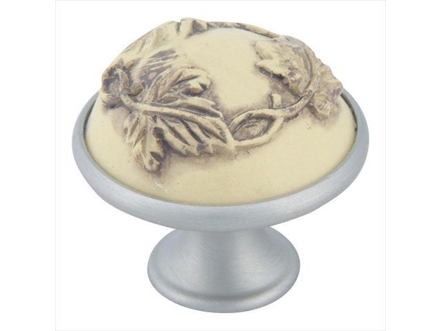 Atlas Homewares 248 I BN 1.5 in. Bordeaux Collection Knob   Brush Nickel